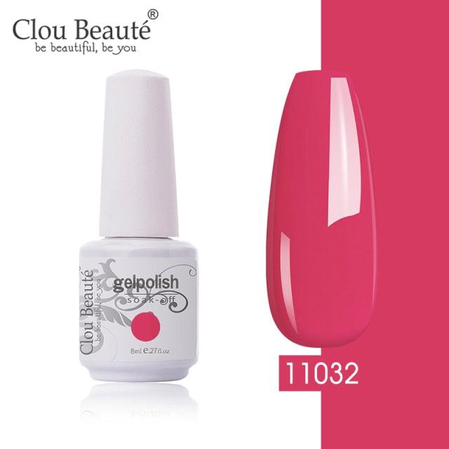 New 2022 Women Gel Nail Polish Pure Pink UV Gel Nail Polish Art Manicure Luxury Colorful Design For Ladies and Womens Stevvex