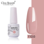 New 2022 Women Gel Nail Polish Pure Pink UV Gel Nail Polish Art Manicure Luxury Colorful Design For Ladies and Womens Stevvex