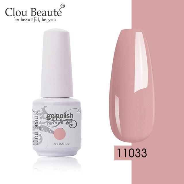 New 2022 Women Gel Nail Polish Pure Pink UV Gel Nail Polish Art Manicure Luxury Colorful Design For Ladies and Womens Stevvex