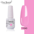 New 2022 Women Gel Nail Polish Pure Pink UV Gel Nail Polish Art Manicure Luxury Colorful Design For Ladies and Womens Stevvex
