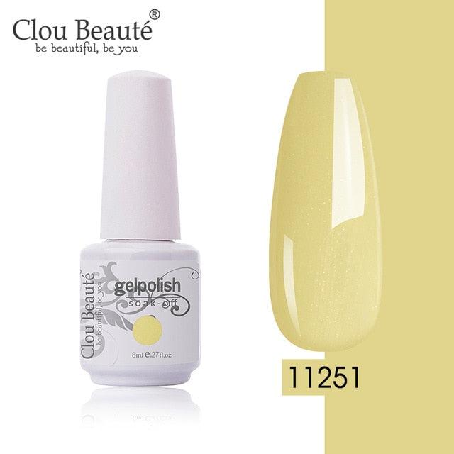 New 2022 Women Gel Nail Polish Pure Pink UV Gel Nail Polish Art Manicure Luxury Colorful Design For Ladies and Womens Stevvex