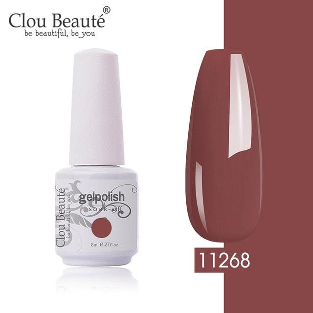 New 2022 Women Gel Nail Polish Pure Pink UV Gel Nail Polish Art Manicure Luxury Colorful Design For Ladies and Womens Stevvex