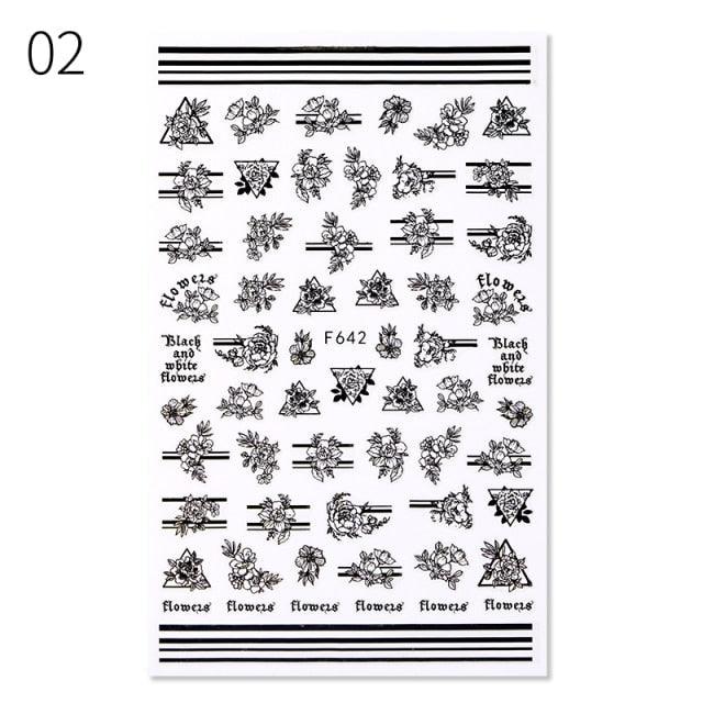 Alphabet Love Shaped  Pattern 3D Nail Stickers Slider Valentine Day Decals Foil For Love Nail Art Decoration Pop Art Nail Stickers Sexy Girl Designs Comics Water Transfer Decals Manicure Lips Nail Art Decorations Slider Nail Art Stickers Stevvex