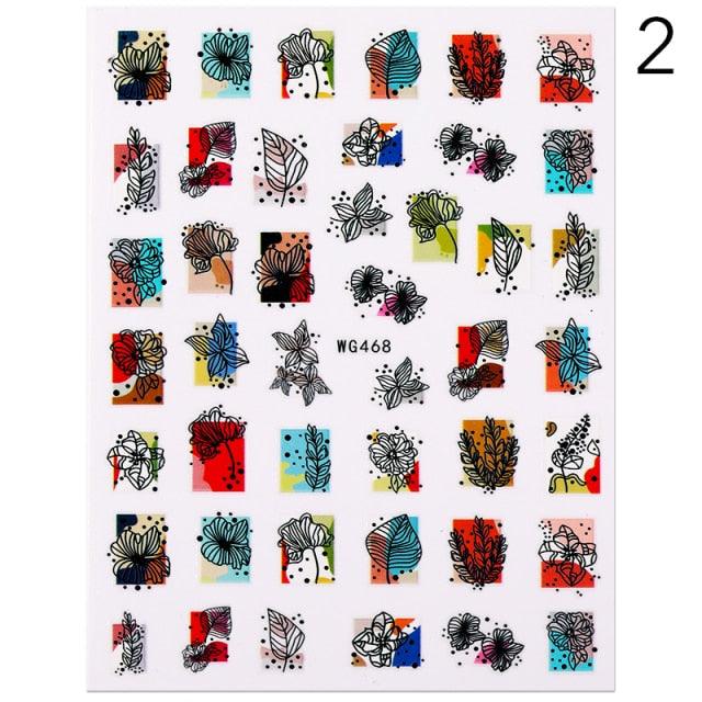 Alphabet Love Shaped  Pattern 3D Nail Stickers Slider Valentine Day Decals Foil For Love Nail Art Decoration Pop Art Nail Stickers Sexy Girl Designs Comics Water Transfer Decals Manicure Lips Nail Art Decorations Slider Nail Art Stickers Stevvex