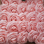 New Artificial 10/20/30 Heads 8cm PE Foam Rose Flowers Bride Bouquet Flower For Wedding Party Decorative Scrapbooking Flower Silk Roses for Wedding Centerpieces Bridal Show Bouquets Party Home Flowers Decoration Stevvex