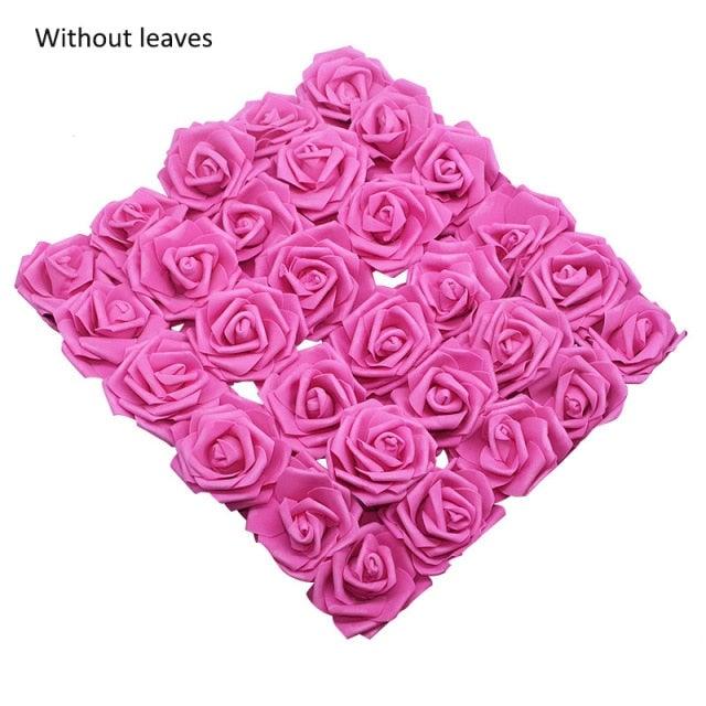 New Artificial 10/20/30 Heads 8cm PE Foam Rose Flowers Bride Bouquet Flower For Wedding Party Decorative Scrapbooking Flower Silk Roses for Wedding Centerpieces Bridal Show Bouquets Party Home Flowers Decoration Stevvex