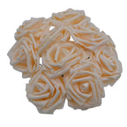 New Artificial 10/20/30 Heads 8cm PE Foam Rose Flowers Bride Bouquet Flower For Wedding Party Decorative Scrapbooking Flower Silk Roses for Wedding Centerpieces Bridal Show Bouquets Party Home Flowers Decoration Stevvex