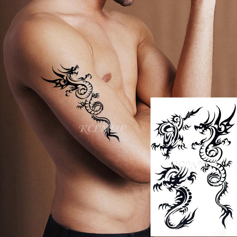 Elegant Waterproof Temporary Butterfly Sticker Tattoo Fake  Halloween Party Tattoo For Woman Girls Stevvex