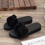 Women Bow Summer Sandals Slipper Indoor Outdoor Flip-flops Beach Shoes New Fashion Casual Flower Slipper High Heeled Bow-Knot Platform Flip Flops Beach Sandals Fashion Summer Slippers Stevvex