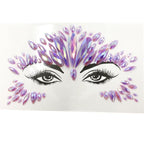 3D Makeup Tattoo Face Gems Glitter Face Jewels Crystal Stickers Face Glitter for Festival Carnival Party Stevvex