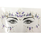 3D Makeup Tattoo Face Gems Glitter Face Jewels Crystal Stickers Face Glitter for Festival Carnival Party Stevvex