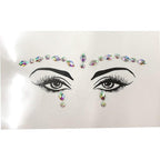 3D Makeup Tattoo Face Gems Glitter Face Jewels Crystal Stickers Face Glitter for Festival Carnival Party Stevvex