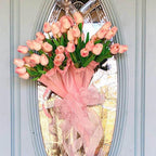 10PCS PU Fake Tulips Real Touch beautiful and Eligant Flower Real Touch Bouquet For Wedding Decoration Flowers Home Garden Decor Stevvex
