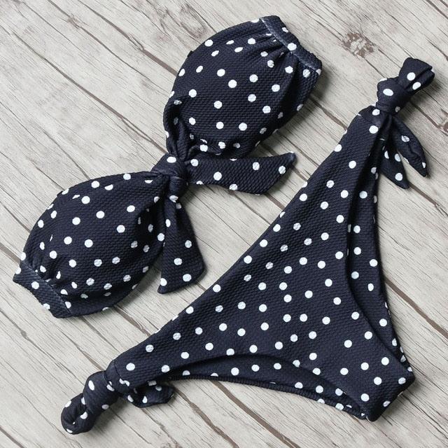 Solid Bikini Set Swimsuit Women Bikini Swimwear Female Halter Top Bathing Suit Swimming Wear Bikini High Cut Swimsuit High Waist Plus Size Summer Swimwear Stevvex