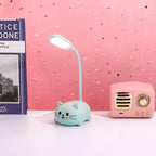 Children Desk Lamp LED Bedside Table Lamp Flexo Balance Light Gooseneck Drawing Iluminaria For Study Badroom Decor Cute Bear Cute Study Lamps for Bedroom Décor Stevvex
