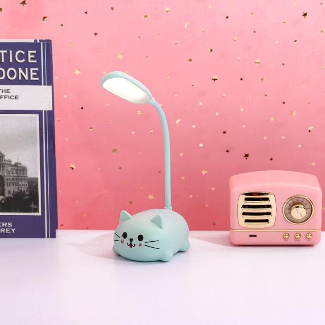 Children Desk Lamp LED Bedside Table Lamp Flexo Balance Light Gooseneck Drawing Iluminaria For Study Badroom Decor Cute Bear Cute Study Lamps for Bedroom Décor Stevvex