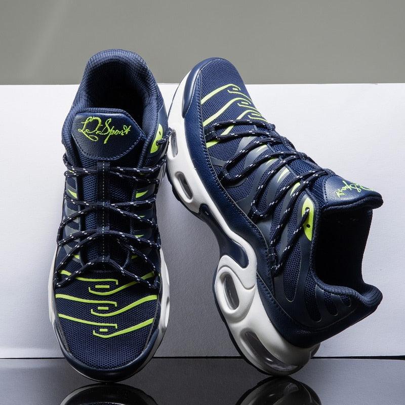 Air Cushion Mans Sport Running Shoes Breathable Sneakers Summer Tennis Outdoor Training Racing Lightweight Running Gym Sneakers Jogging Walking Mens Sneakers Stevvex