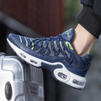 Air Cushion Mans Sport Running Shoes Breathable Sneakers Summer Tennis Outdoor Training Racing Lightweight Running Gym Sneakers Jogging Walking Mens Sneakers Stevvex