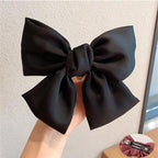 Bow-Knot Elastic Hair Bands Accessories Fashion Hair Band Long Ribbon Bow Ponytail Hair Tie Scrunchies Ponytail Holder Accessories for Women And Girls Stevvex