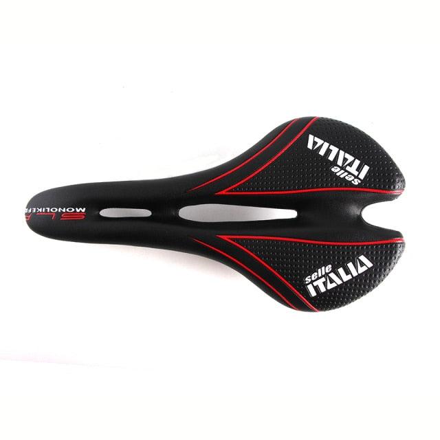Professional Bicycle Saddle Road Bike Seat Comfortable Hollow Racing Front Cushion Mountain PU Cycling Comfortable Bike Seat Bicycle Saddle Padded Professional Waterproof Road Bike Saddle For Men Riding Bike City Bike Stevvex