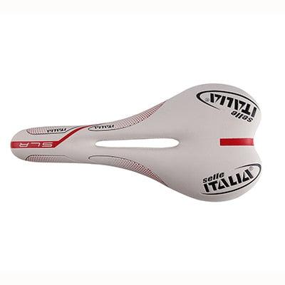 Professional Bicycle Saddle Road Bike Seat Comfortable Hollow Racing Front Cushion Mountain PU Cycling Comfortable Bike Seat Bicycle Saddle Padded Professional Waterproof Road Bike Saddle For Men Riding Bike City Bike Stevvex
