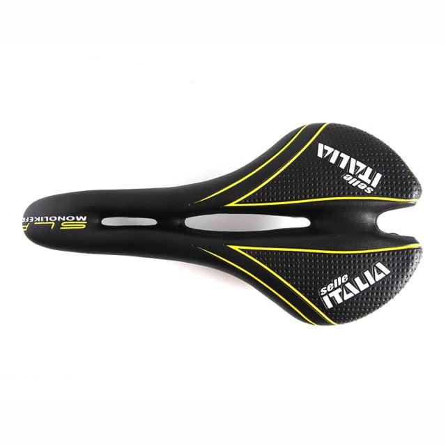 Professional Bicycle Saddle Road Bike Seat Comfortable Hollow Racing Front Cushion Mountain PU Cycling Comfortable Bike Seat Bicycle Saddle Padded Professional Waterproof Road Bike Saddle For Men Riding Bike City Bike Stevvex