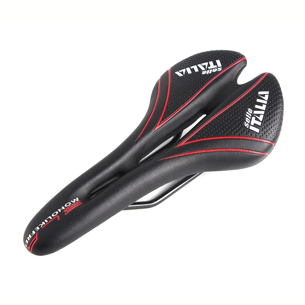 Professional Bicycle Saddle Road Bike Seat Comfortable Hollow Racing Front Cushion Mountain PU Cycling Comfortable Bike Seat Bicycle Saddle Padded Professional Waterproof Road Bike Saddle For Men Riding Bike City Bike Stevvex