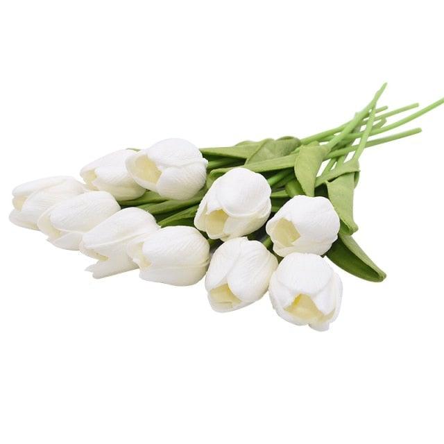 10Pcs High Quality Real Touch Calla Lily Artificial Flowers Bouquet For Wedding Bridal Home Kitchen Table Flower Decoration Home Decor Stevvex