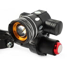 LED Headlight For Bike Electric Scooter USB Rechargeable LED Light Front Lamp High Lumens Brightness Bicycle Light Front With Strong Battery Portable Waterproof Flashlight For Night Cycling Stevvex