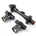 LED Headlight For Bike Electric Scooter USB Rechargeable LED Light Front Lamp High Lumens Brightness Bicycle Light Front With Strong Battery Portable Waterproof Flashlight For Night Cycling Stevvex
