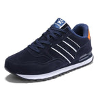 Blue Mens Casual Shoes Comfortable Sneakers Artificial Leather Male Spring Flats Trainers Outdoor Mens Casual Sports High Quality Sneaker Sport Walking Fashion Sneakers Stevvex