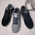 Blue Mens Casual Shoes Comfortable Sneakers Artificial Leather Male Spring Flats Trainers Outdoor Mens Casual Sports High Quality Sneaker Sport Walking Fashion Sneakers Stevvex