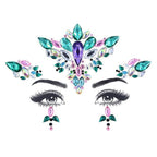 23 Sets Glitter Face Jewels Sticker Temporary Party Face Makeup Tattoo Face Gems Glitter Face Jewels Crystal Stickers For Womens Stevvex