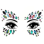 23 Sets Glitter Face Jewels Sticker Temporary Party Face Makeup Tattoo Face Gems Glitter Face Jewels Crystal Stickers For Womens Stevvex