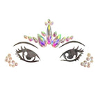 23 Sets Glitter Face Jewels Sticker Temporary Party Face Makeup Tattoo Face Gems Glitter Face Jewels Crystal Stickers For Womens Stevvex
