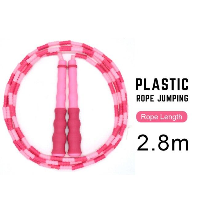 Adult Children Jump Skipping Rope With Non Slip Jumping Rope Sport Jump Rope Large Rubber Exercise Workout For Home Gym Flooring Non-Slip Oval Design Equipment For Workout Excercise And Fitness Stevvex