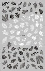 Black White 3D Nail Sticker Decals Cool English Letter Nail Art Decoration Manicure Design Christmas New Year Gift French Nail Art Stickers Decals 8Sheets Nail Art Supplies 3D Self-Adhesive Nail Art Decoration  Pattern Nail Accessories Classic Simple Stevvex