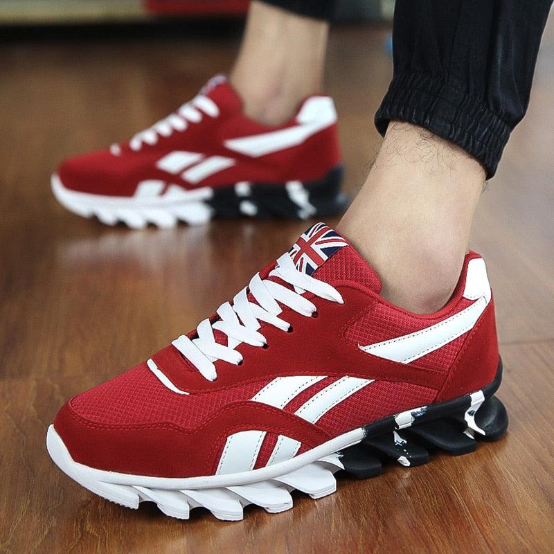 Fashion Mens Running Light Breathable Shoes Mens Sneakers Light Weight Running Elegant Soft Sneakers Comfortable Athletic Running Sneakers Stevvex