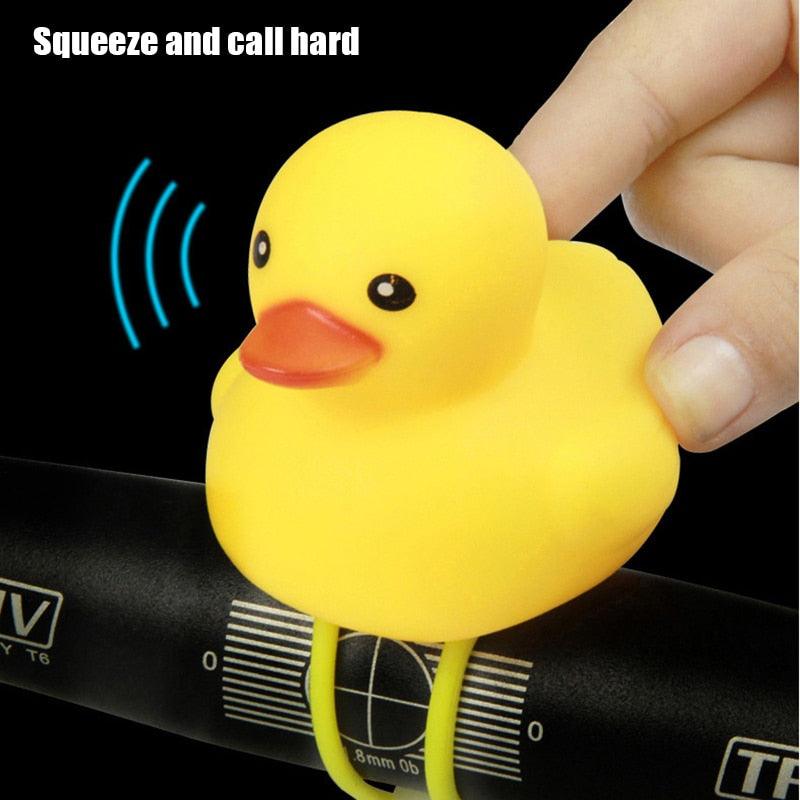 Yellow Small Bike Duck Bicycle Bell Luminous Normal Duck Ducky Bicycle Airscrew Helmet Wind Motor Riding Cycling Lights Horn Rubber Duck Helmet Bike Horn Bell Car Decoration Bicycle Horn Stevvex