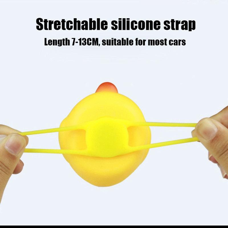 Yellow Small Bike Duck Bicycle Bell Luminous Normal Duck Ducky Bicycle Airscrew Helmet Wind Motor Riding Cycling Lights Horn Rubber Duck Helmet Bike Horn Bell Car Decoration Bicycle Horn Stevvex