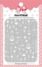 Black White 3D Nail Sticker Decals Cool English Letter Nail Art Decoration Manicure Design Christmas New Year Gift French Nail Art Stickers Decals 8Sheets Nail Art Supplies 3D Self-Adhesive Nail Art Decoration  Pattern Nail Accessories Classic Simple Stevvex