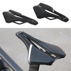 Bicycle Soft Thick Saddle Mountain Road Bike Wide Seat Cushion Road Bike Carbon Saddle Comfort Bike Saddle Ergonomic Waterproof Bicycle Seat For Road Bike Mountain Bike Seats Stevvex