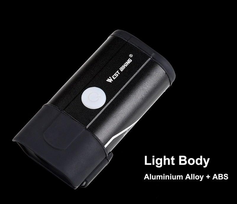 Front Bicycle Light USB Rechargeable LED Bike Light Waterproof Cycling Headlight Climbing Safety Flashlight Lamps Bike Light Super Bright Bicycle Light Easy To Install Fits All Bikes Headlights With Modes Stevvex