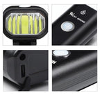 Front Bicycle Light USB Rechargeable LED Bike Light Waterproof Cycling Headlight Climbing Safety Flashlight Lamps Bike Light Super Bright Bicycle Light Easy To Install Fits All Bikes Headlights With Modes Stevvex