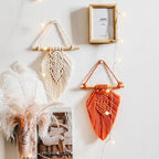Handmade Wall Art Home Wall Decor Woven Hanging Tapestry Tassel Wind Chimes Wall Hanging Ornaments  Hand Macrame Wall  For Wall Wedding Living Room Gallery Patio Apartment Yard Decor Stevvex