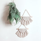 Handmade Wall Art Home Wall Decor Woven Hanging Tapestry Tassel Wind Chimes Wall Hanging Ornaments  Hand Macrame Wall  For Wall Wedding Living Room Gallery Patio Apartment Yard Decor Stevvex