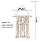 Handmade Wall Art Home Wall Decor Woven Hanging Tapestry Tassel Wind Chimes Wall Hanging Ornaments  Hand Macrame Wall  For Wall Wedding Living Room Gallery Patio Apartment Yard Decor Stevvex