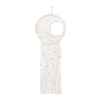 Handmade Wall Art Home Wall Decor Woven Hanging Tapestry Tassel Wind Chimes Wall Hanging Ornaments  Hand Macrame Wall  For Wall Wedding Living Room Gallery Patio Apartment Yard Decor Stevvex