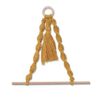 Handmade Wall Art Home Wall Decor Woven Hanging Tapestry Tassel Wind Chimes Wall Hanging Ornaments  Hand Macrame Wall  For Wall Wedding Living Room Gallery Patio Apartment Yard Decor Stevvex
