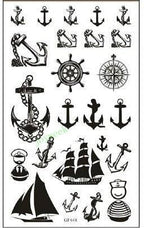 Elegant Waterproof Temporary Butterfly Sticker Tattoo Fake  Halloween Party Tattoo For Woman Girls Stevvex